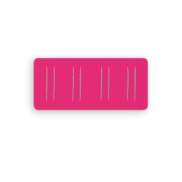 Pad S to fit 20mm Strap Bright Pink PVC x1