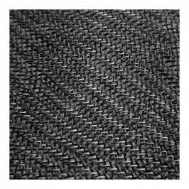 Carbon Fibre 6k Braid Dense BK size, 15cm/6" wide x 15m long