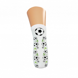 Football Green Terry Knit Trans-Tibial  With Hole