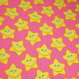 Chafe, 1.5" (38mm)  with PVC SS Loop Printed Happy Stars