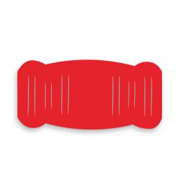 Pad L to fit 38mm Strap Red PVC x1