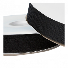 Adhesive Backed Hook Tape Black