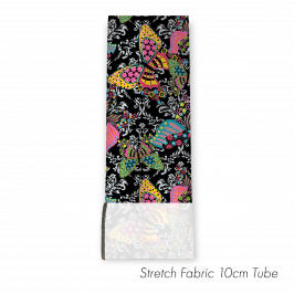 Stretch Fabric Butterfly Patterned Tube, 10cm x 1.4m