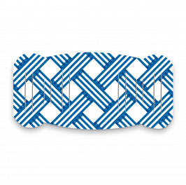 Pad, Printed Braid Blue