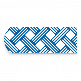 Strap, Printed Braid Blue