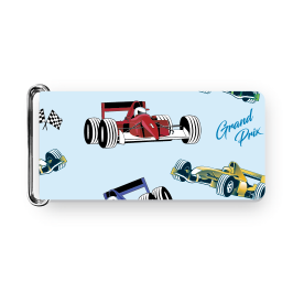 Chafe, Printed Racing Cars Blue