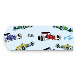 Strap, Printed Racing Cars Blue