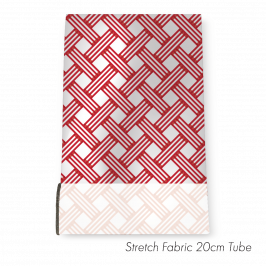 Stretch Fabric Braid Red, 20cm x 1.4m