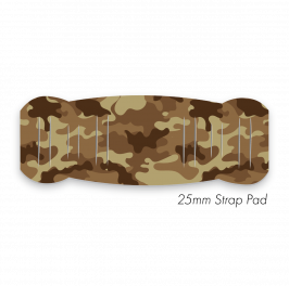 Pad M to fit 25mm Strap Printed Camo Desert