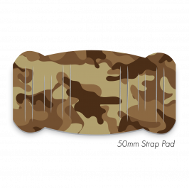 Pad XL to fit 50mm Strap Printed Camo Desert
