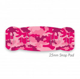 Pad M to fit 25mm Strap Printed Camo Pink