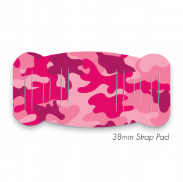 Pad L to fit 38mm Strap Printed Camo Pink