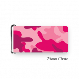 Chafe, 1" (25mm) with PVC SS Loop Printed Camo Pink