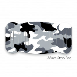 Pad L to fit 38mm Strap Printed Camoflage Stone