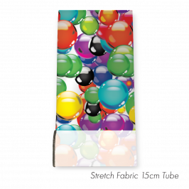 Stretch Fabric Coloured Bubbles Tube, 15cm x 1.4m