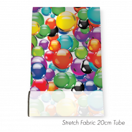Stretch Fabric Coloured Bubbles Tube, 20cm x 1.4m