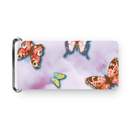 Chafe, Printed Colourful Butterflies Lilac