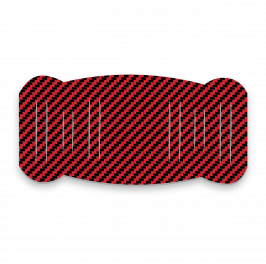 Pad, Printed Carbon Fibre Red