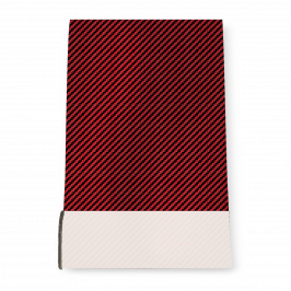 Stretch Fabric, Carbon Fibre Red