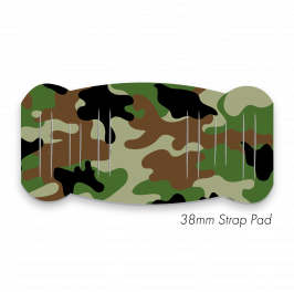 Pad L to fit 38mm Strap Printed Camo Military