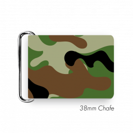 Chafe, 1.5" (38mm) with PVC SS Loop Printed Camo Military