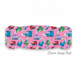 Pad M to fit 25mm Strap Printed Casual Shoe Pink