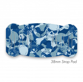Pad L to fit 38mm Strap Printed Camoskull Arctic