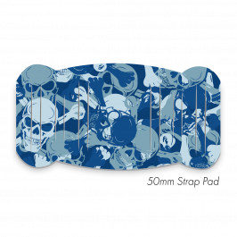 Pad XL to fit 50mm Strap Printed Camoskull Arctic