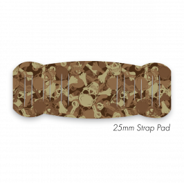 Pad M to fit 25mm Strap Printed Camoskull Desert