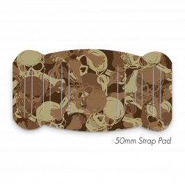 Pad XL to fit 50mm Strap Printed Camoskull Desert