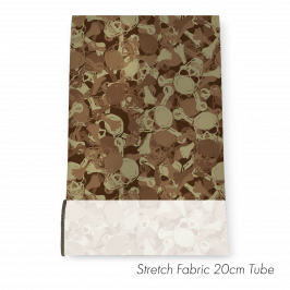 Stretch Fabric Camoskull Desert, 20cm x 1.4m
