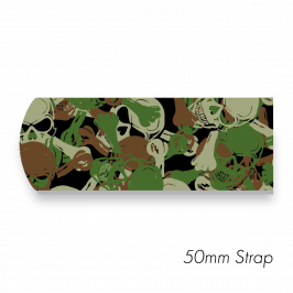 Strap 2" x 20" (50 x 500mm)  Printed Camoskull Military