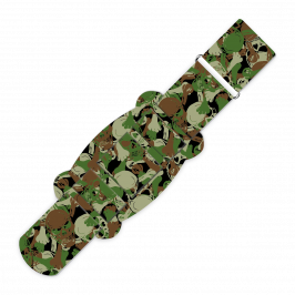 Strap Kit, Printed Camoskull Military