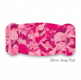 Pad L to fit 38mm Strap Printed Camoskull Pink