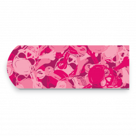 Strap, Printed Camoskull Pink