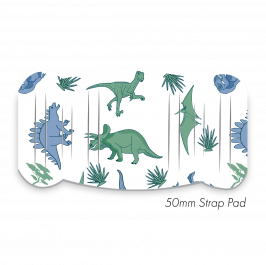 Pad XL to fit 50mm Strap Printed Dinosaurs