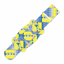 Strap Kit, Printed Eyes Checker Plate Blue