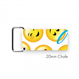 Chafe, 3/4" (20mm)  with PVC SS Loop Printed Emoji