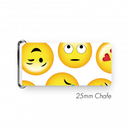 Chafe, 1" (25mm) with PVC SS Loop Printed Emoji