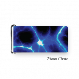 Chafe, 1" (25mm) with PVC SS Loop Printed Electric Blue
