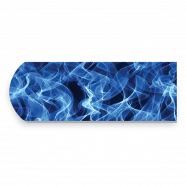 Strap, Printed Flames Blue