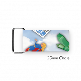 Chafe, 3/4" (20mm)  with PVC SS Loop Printed Flying Girl Hero