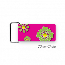 Chafe, 3/4" (20mm)  with PVC SS Loop Printed Flowers