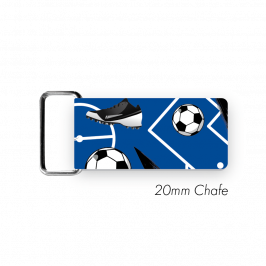Chafe, 3/4" (20mm)  with PVC SS Loop Printed Football Blue