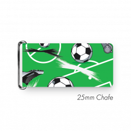 Chafe, 1" (25mm) with PVC SS Loop Printed Football Green