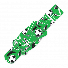 Strap Kit, Printed Football Green
