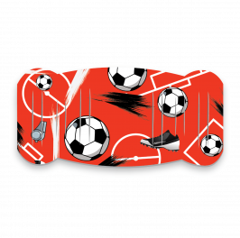 Pad, Printed Football Red