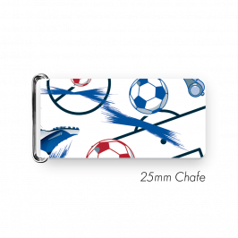 Chafe, 1" (25mm) with PVC SS Loop Printed Football RWB