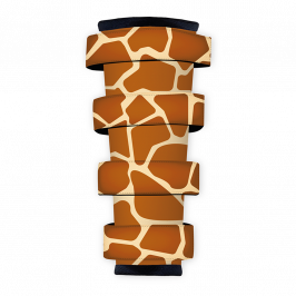 Polyester Fabric (Fire Retardant), Giraffe, 1x1.4m