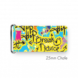 Chafe, 1" (25mm) with PVC SS Loop Printed Graffiti